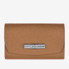 Longchamp – Portefeuille à rabat Le Roseau en cuir compact pour femme